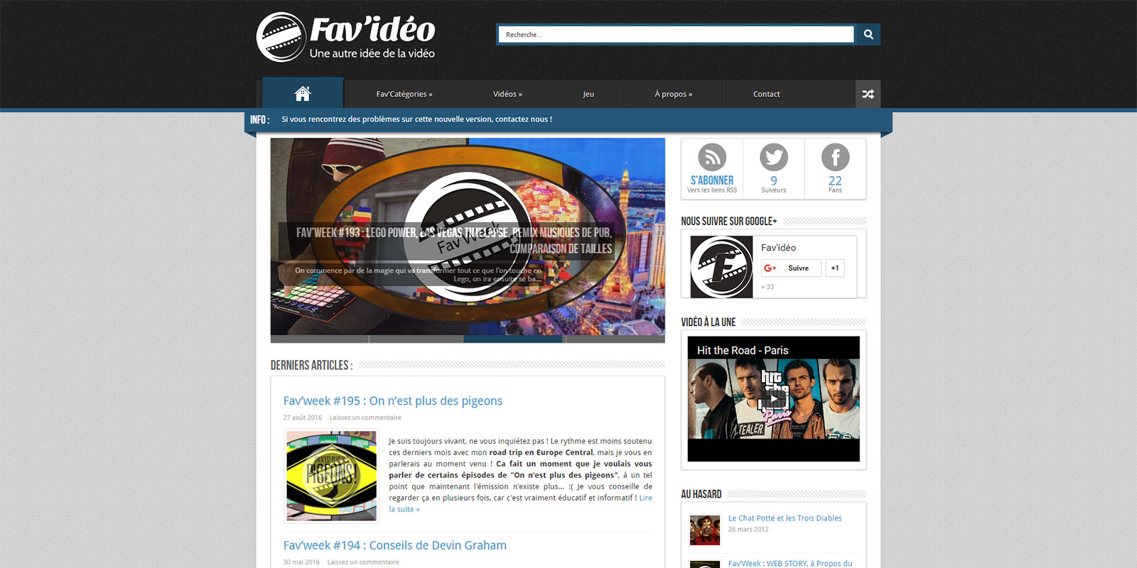 Favideo - WordPress