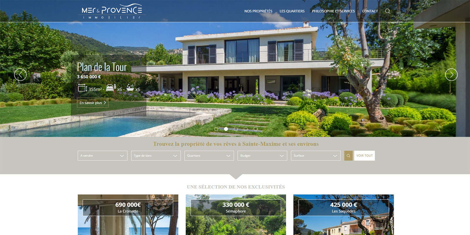 Mer & Provence - WordPress
